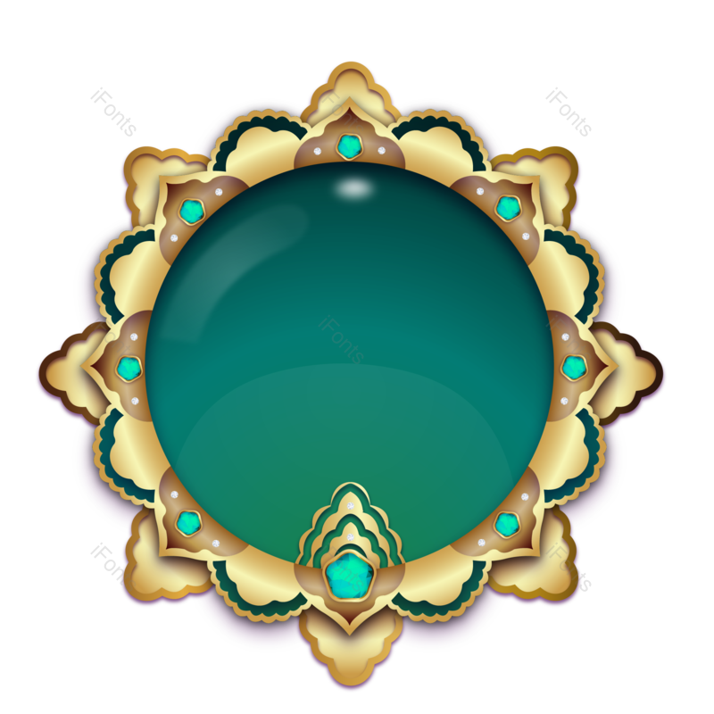 矢量素材图片,宝石元素,金属PNG,半透明免抠素材